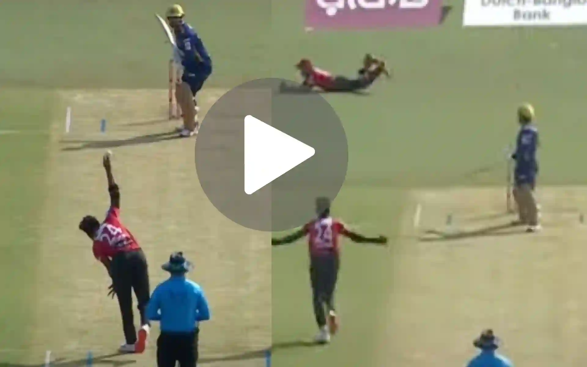 [Watch] Mushfiqur Rahim Takes A Screamer To Dismiss Litton Das In BPL Clash